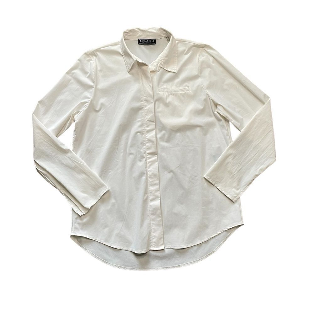 BAGATELLE COLLECTION Classic Long Sleeve Button Up Shirt Size Medium